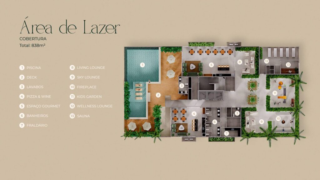 Área de Lazer - Pietra di Sevilla